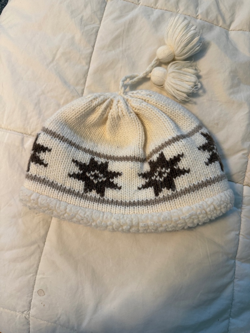 White Wool Hat
